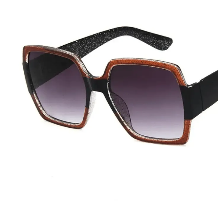 Colorful Glitter Sunglasses with UV Protection & Glittery Frame