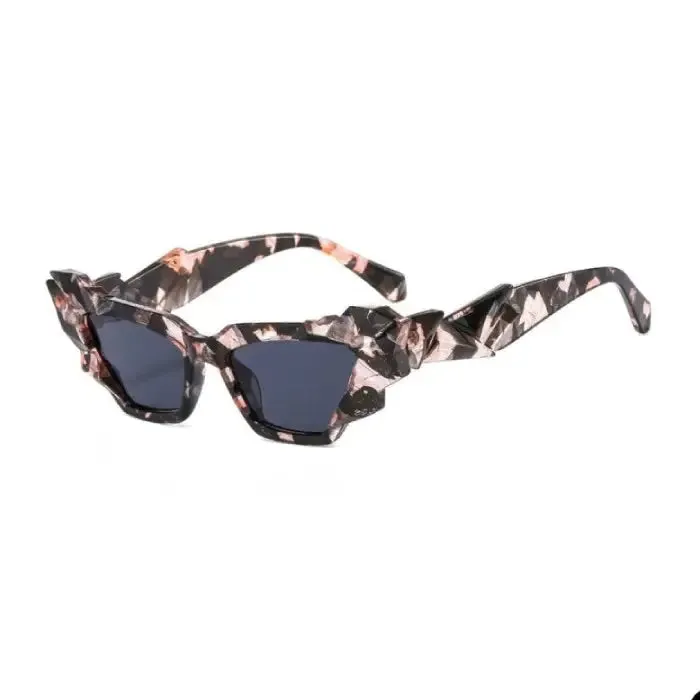 Colorful Polygon Eye Sunglasses