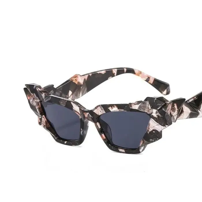 Colorful Polygon Eye Sunglasses