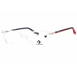 Converse Men's Eyeglasses - Crystal Clear Rectangular Plastic Full Rim | CV5070 970