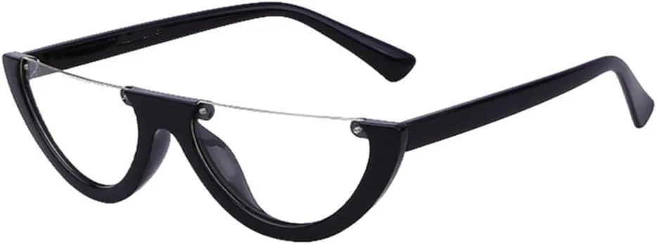 Cool Small Size Half Frame Cat Eye Sunglasses Women Fashion Sun glasses Vintage Shades UV400