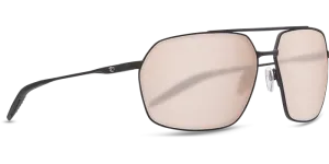 Costa Del Mar Pilothouse Sunglasses - Matte Black Matte Black/Black/Copper Silver Mirror 580P
