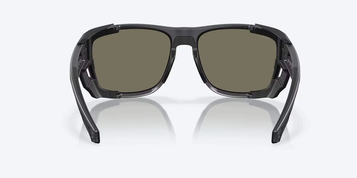 Costa King Tide 6 Black Pearl Sunglasses – Blue Mirror 580G Lenses for Enhanced Vision and UV Protection