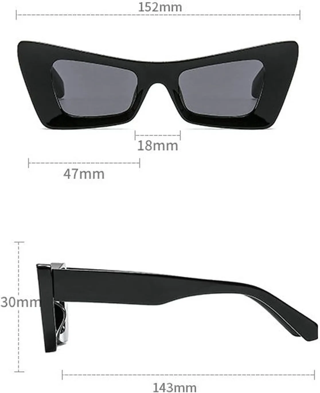 COTIA Cat Eye Sunglasses Women Fashion Vintage Square Men Personality Design Sun Glasses UV400 Eyewear