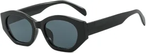 COTIA Fashion Cat Eye Sunglasses for Women Men Vintage Irregular Polygon Personality Cat-eye Travel Outdoor Sun Glasses