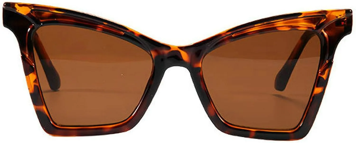 COTIA Fashion Cat Eye Sunglasses for Women Men Vintage Punk Sun Glasses Personality Trendy Cateye Sun Glasses