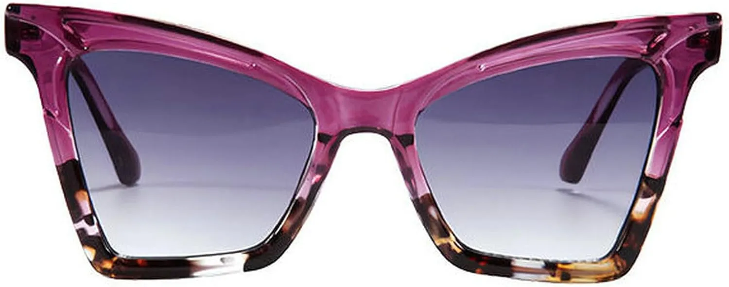 COTIA Fashion Cat Eye Sunglasses for Women Men Vintage Punk Sun Glasses Personality Trendy Cateye Sun Glasses