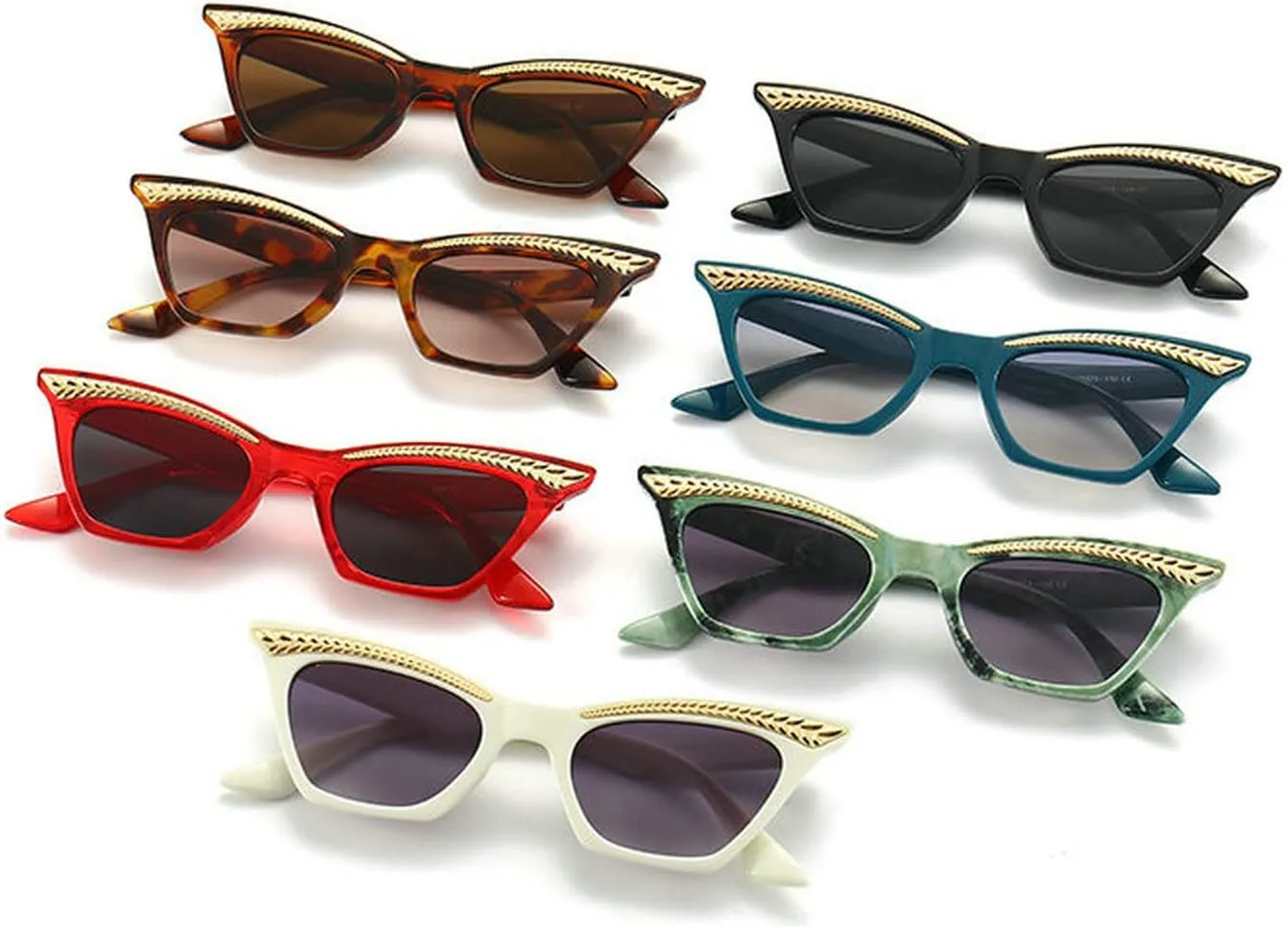 COTIA Fashion Cat Eye Sunglasses Women Vintage Sun Glasses Ladies Shades UV400 Eyewear Goggles