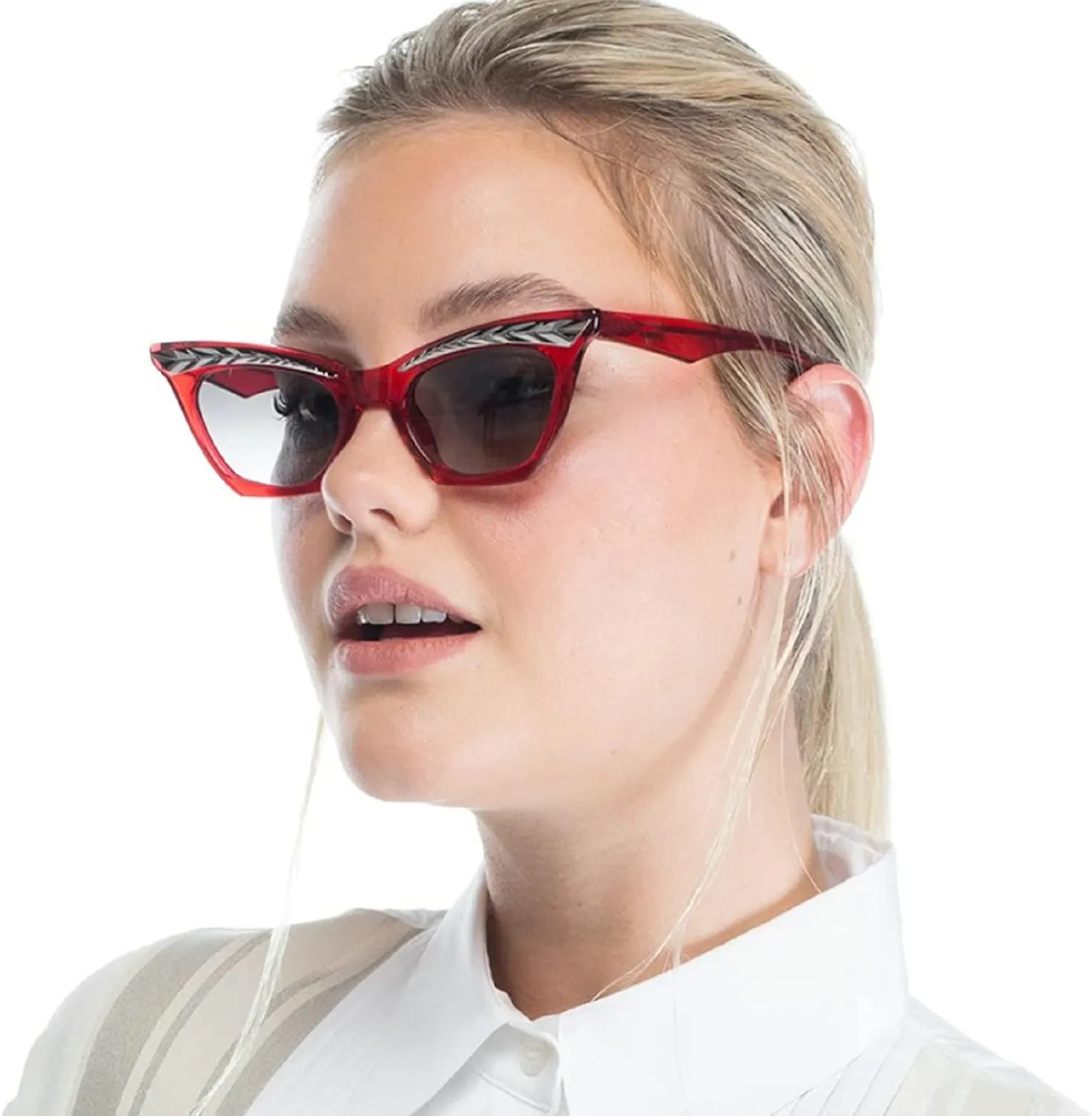 COTIA Fashion Cat Eye Sunglasses Women Vintage Sun Glasses Ladies Shades UV400 Eyewear Goggles