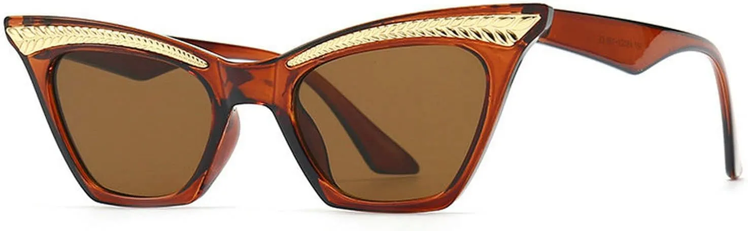 COTIA Fashion Cat Eye Sunglasses Women Vintage Sun Glasses Ladies Shades UV400 Eyewear Goggles