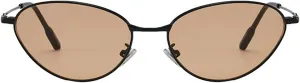 COTIA Retro Small Cat Eye Sunglasses for Women Men Vintage Oval Metal Frame Unique Personality Cool Sun Glasses Eyewear