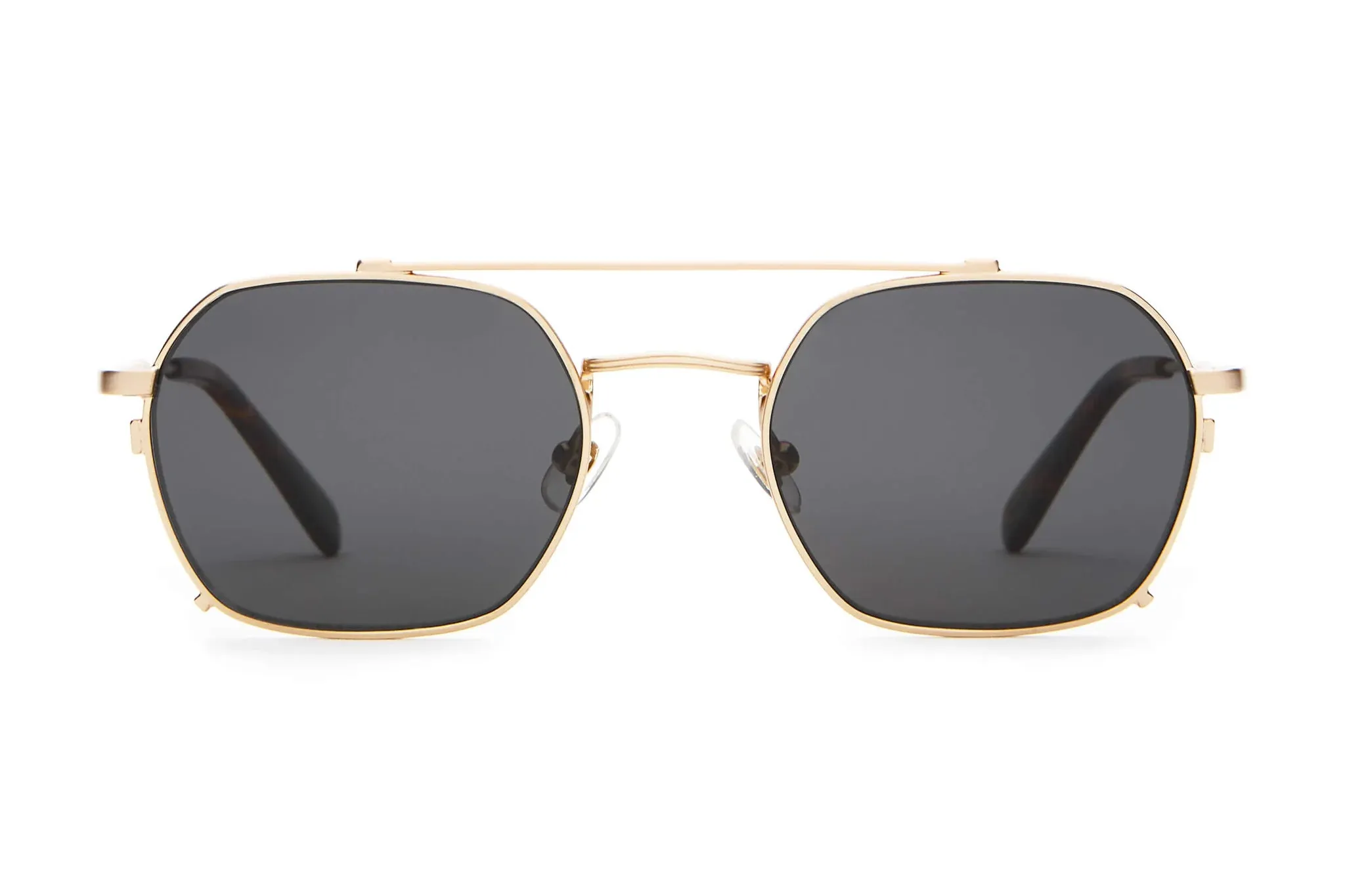 Crap Eyewear - The Jazz Safari (Brushed Gold & Dark Tortoise/ Polarized Grey)