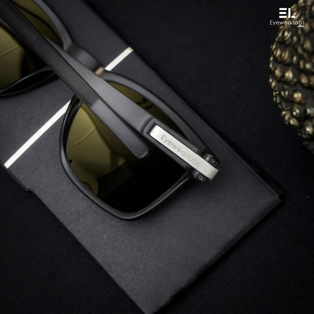 Crystal Grey Night Vision Yellow Power Sunglasses