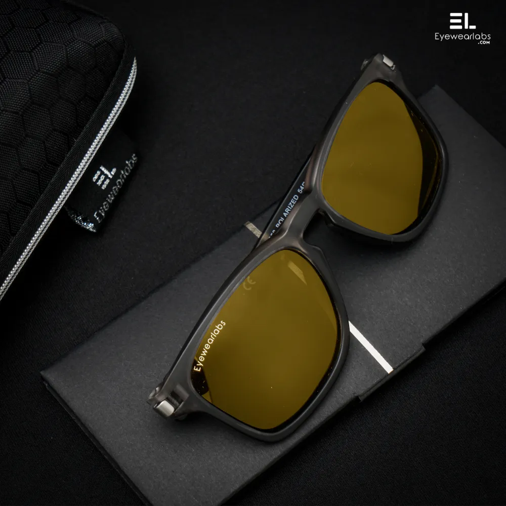 Crystal Grey Night Vision Yellow Power Sunglasses