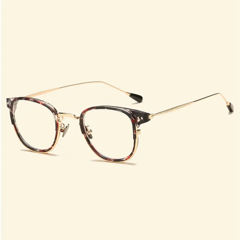 Cubojue Unisex Full Rim Square Alloy Hyperopic Reading Glasses