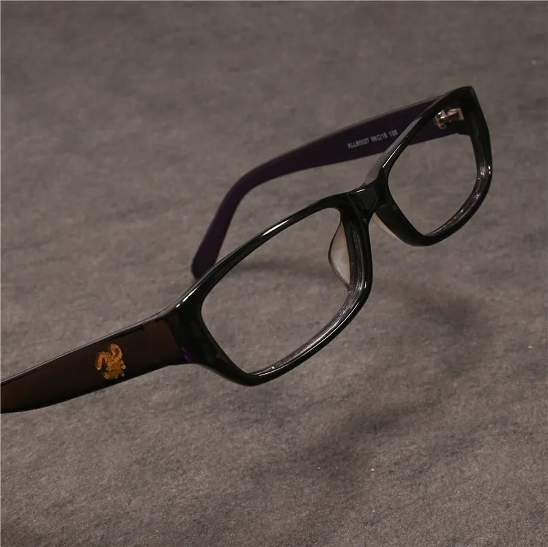 Cubojue Unisex Full Rim Square Tr 90 Titanium Presbyopic Reading Glasses 80027p