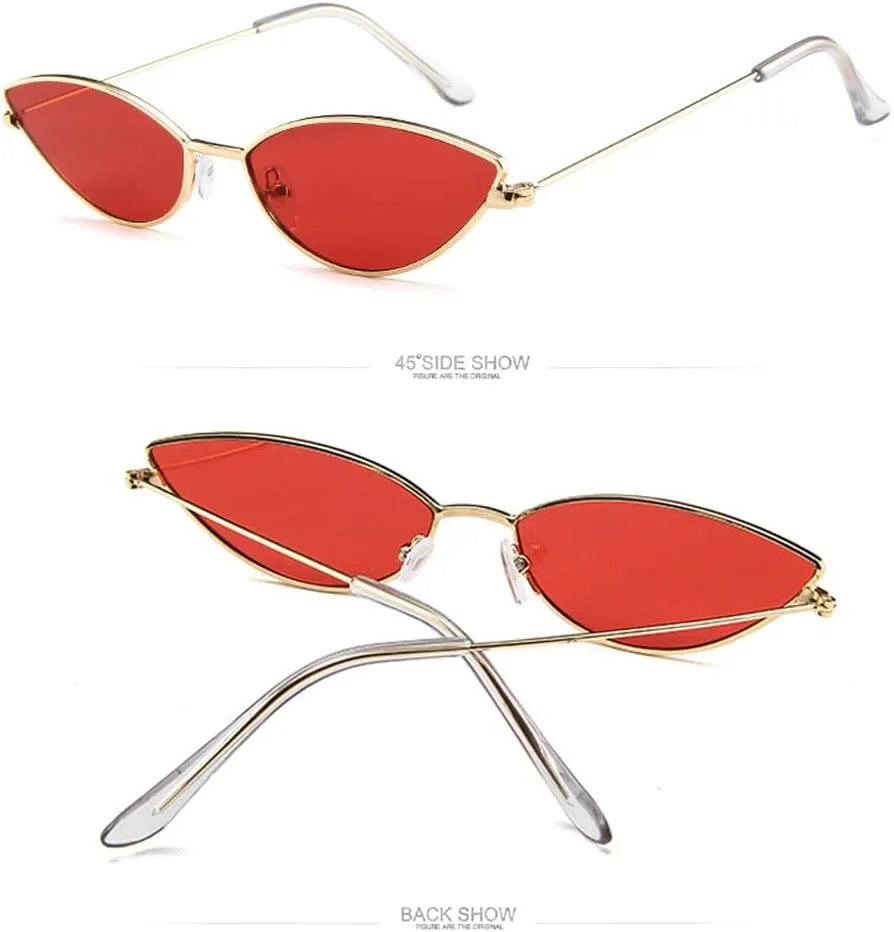 Cute Sexy Cat Eye Sunglasses Women Retro Small Cat eye Sun Glasses Female Vintage Shades For Women Party Glasses