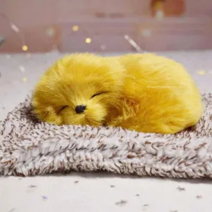 Cute Sleeping Dog | Activated Carbon Dashboard Ornament (Absorb Bad Smell)