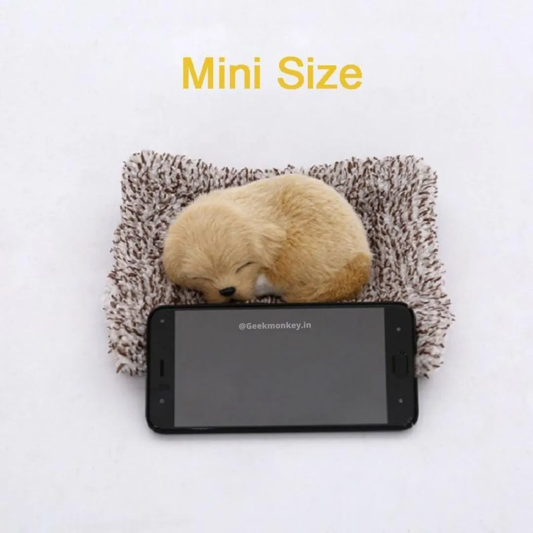 Cute Sleeping Dog | Activated Carbon Dashboard Ornament (Absorb Bad Smell)