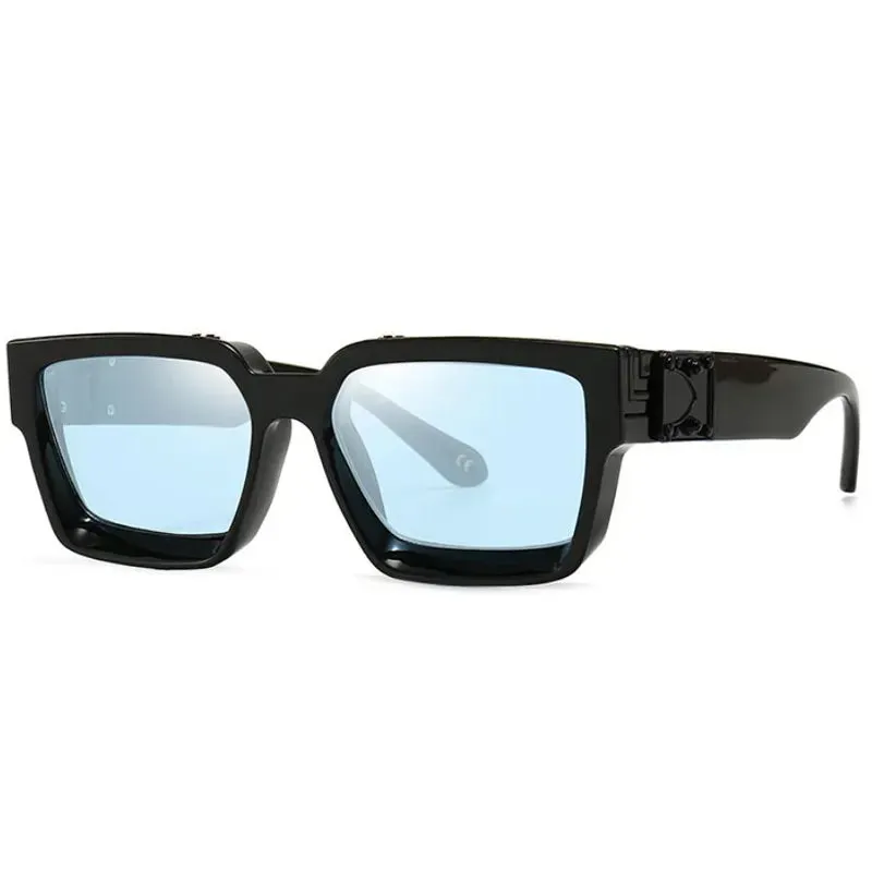 Cycling Brand Rectangle Sunglasses Men Women Luxury Shades Retro Square Sun Glasses Eyewear Trend Punk Eyeglasses For Male