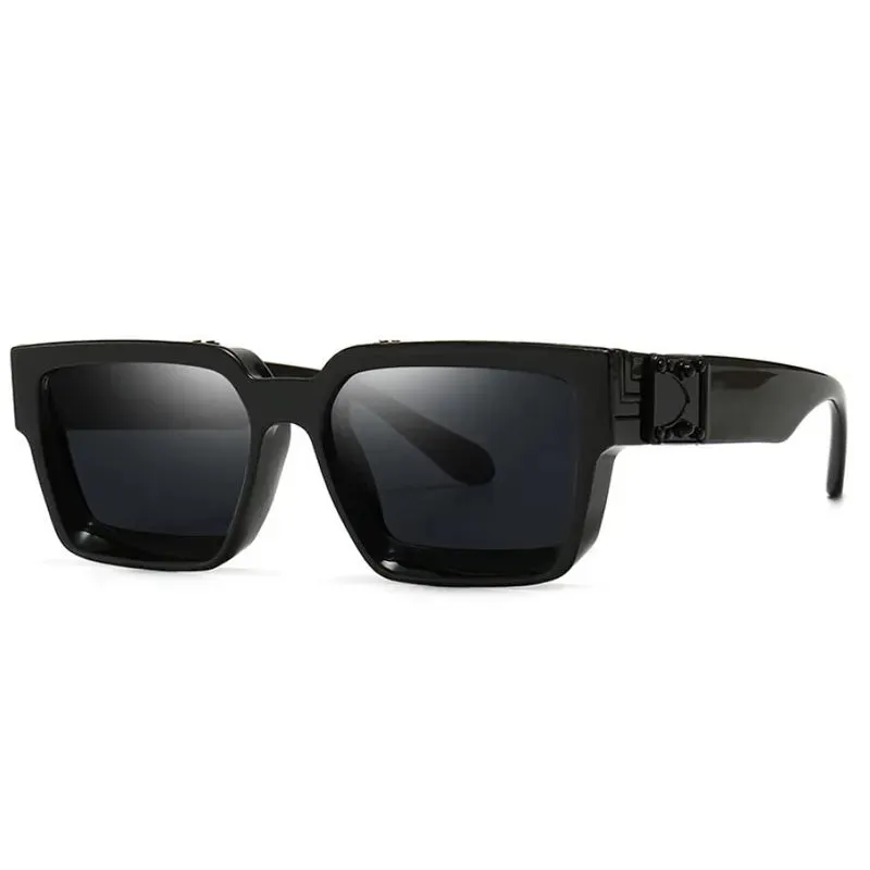 Cycling Brand Rectangle Sunglasses Men Women Luxury Shades Retro Square Sun Glasses Eyewear Trend Punk Eyeglasses For Male