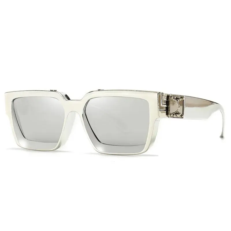 Cycling Brand Rectangle Sunglasses Men Women Luxury Shades Retro Square Sun Glasses Eyewear Trend Punk Eyeglasses For Male