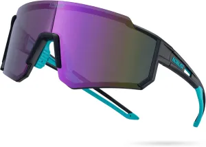 Cycling Glasses, UV400 Protection Sports Sunglasses Eyewear Baseball Running Fishing for Men Women Youth