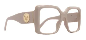 Cypress, Tan Large Oversized Reading Glasses, Women Readers, High End Reading Magnifying eyeglasses,  Big Square optical Frames