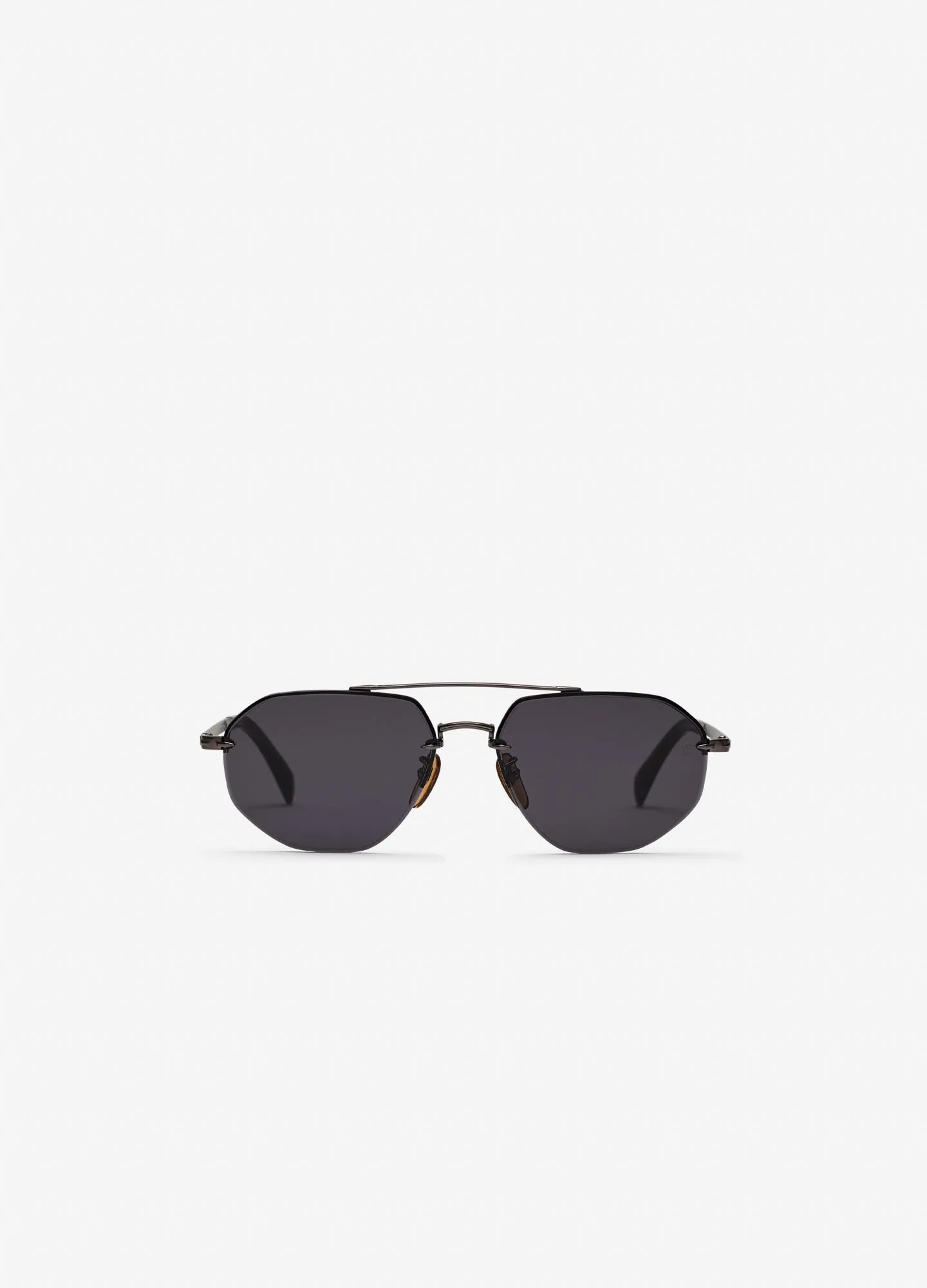 David Beckham Geometric Frame Sunglasses Dark Grey