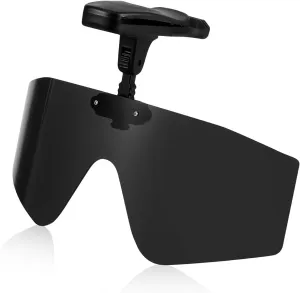 DEECOZY Clip Cap Sports Sunglasses, Clip-On Sunglasses, Outdoor Polarized Sunglasses for Men Fishing Cycling Golf Climbing