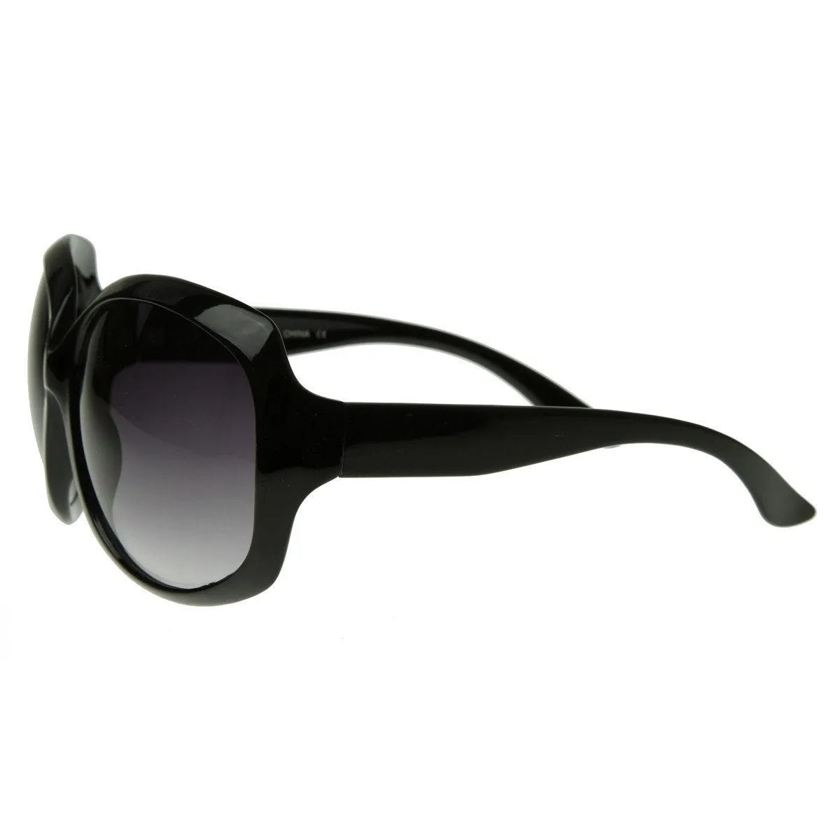 Designer Oversize Womens Glossy Fashion Sunglasses 2517