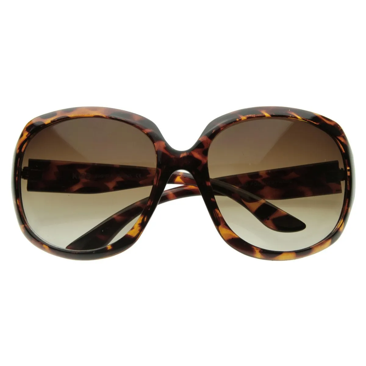 Designer Oversize Womens Glossy Fashion Sunglasses 2517