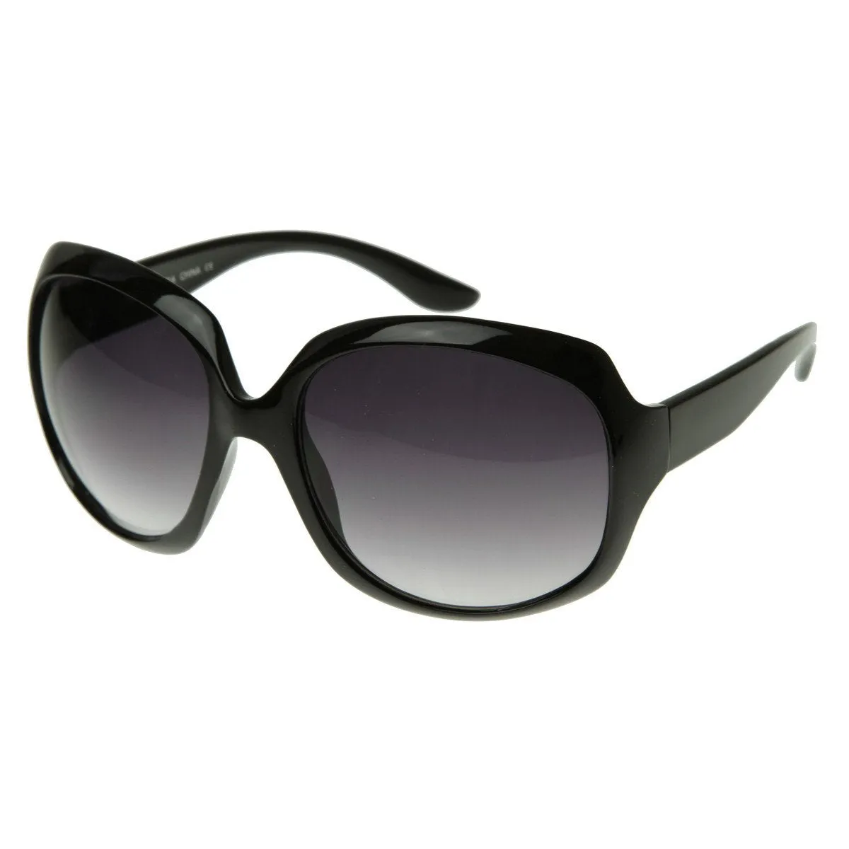 Designer Oversize Womens Glossy Fashion Sunglasses 2517