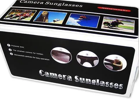Digital Video Camcorder Sunglasses w/ Easy Playback Feature