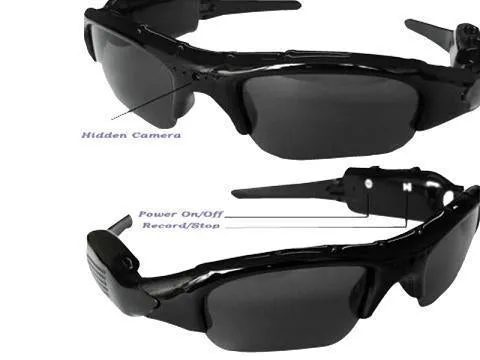 Digital Video Camcorder Sunglasses w/ Easy Playback Feature