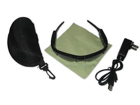 Digital Video Camcorder Sunglasses w/ Easy Playback Feature