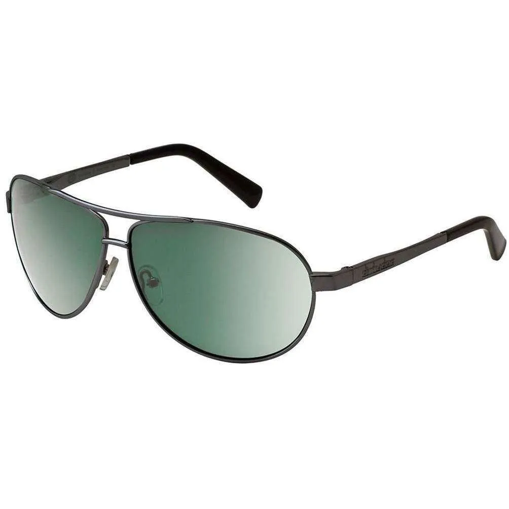 Dirty Dog Doffer Sunglasses - Gunmetal/Green