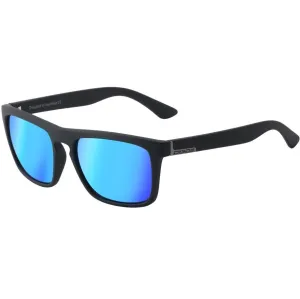 Dirty Dog Ranger Satin Black/Ice Blue Mirror Lens Sunglasses