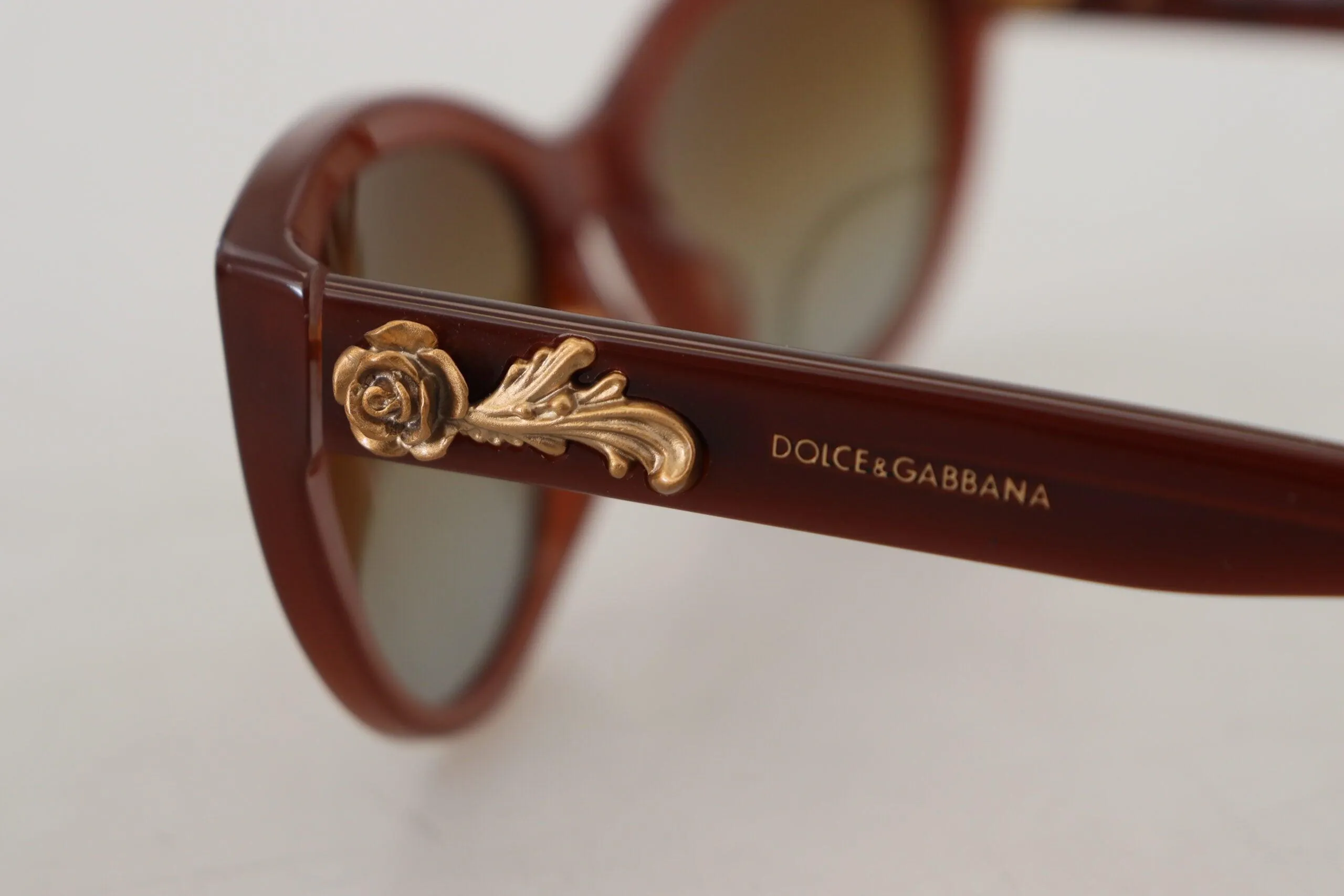 Dolce & Gabbana Brown Acetate Full Rim DG4160 Polarized Sunglasses