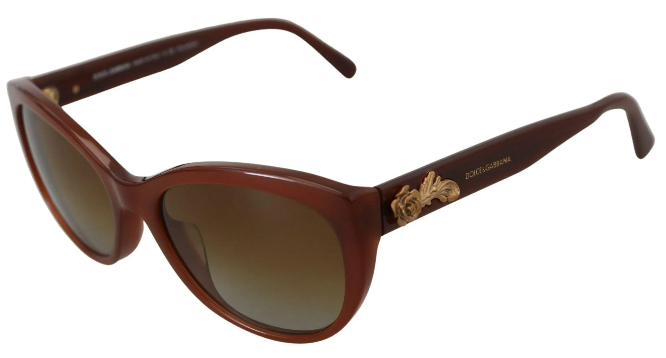 Dolce & Gabbana Brown Acetate Full Rim DG4160 Polarized Sunglasses