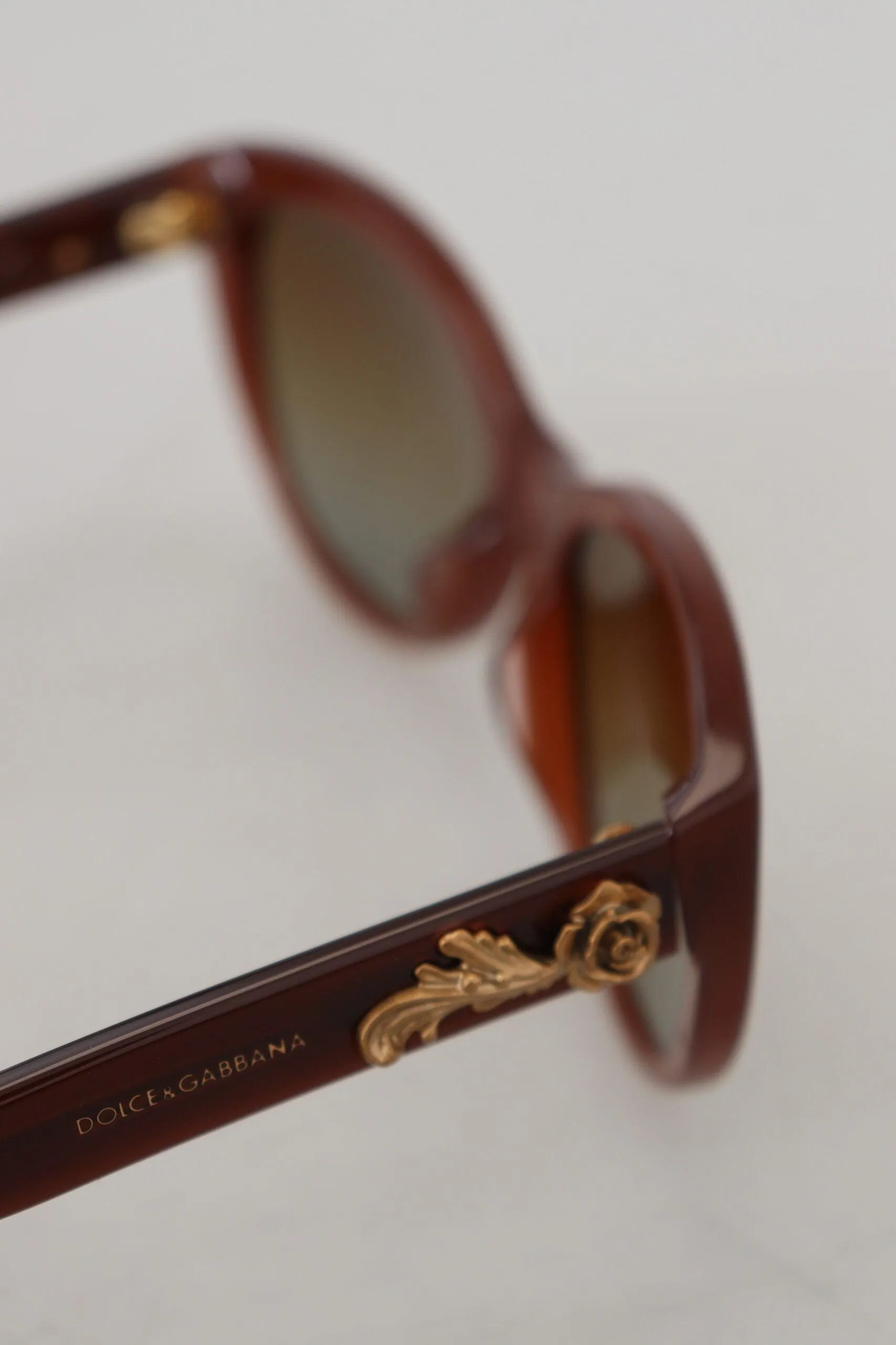 Dolce & Gabbana Brown Acetate Full Rim DG4160 Polarized Sunglasses