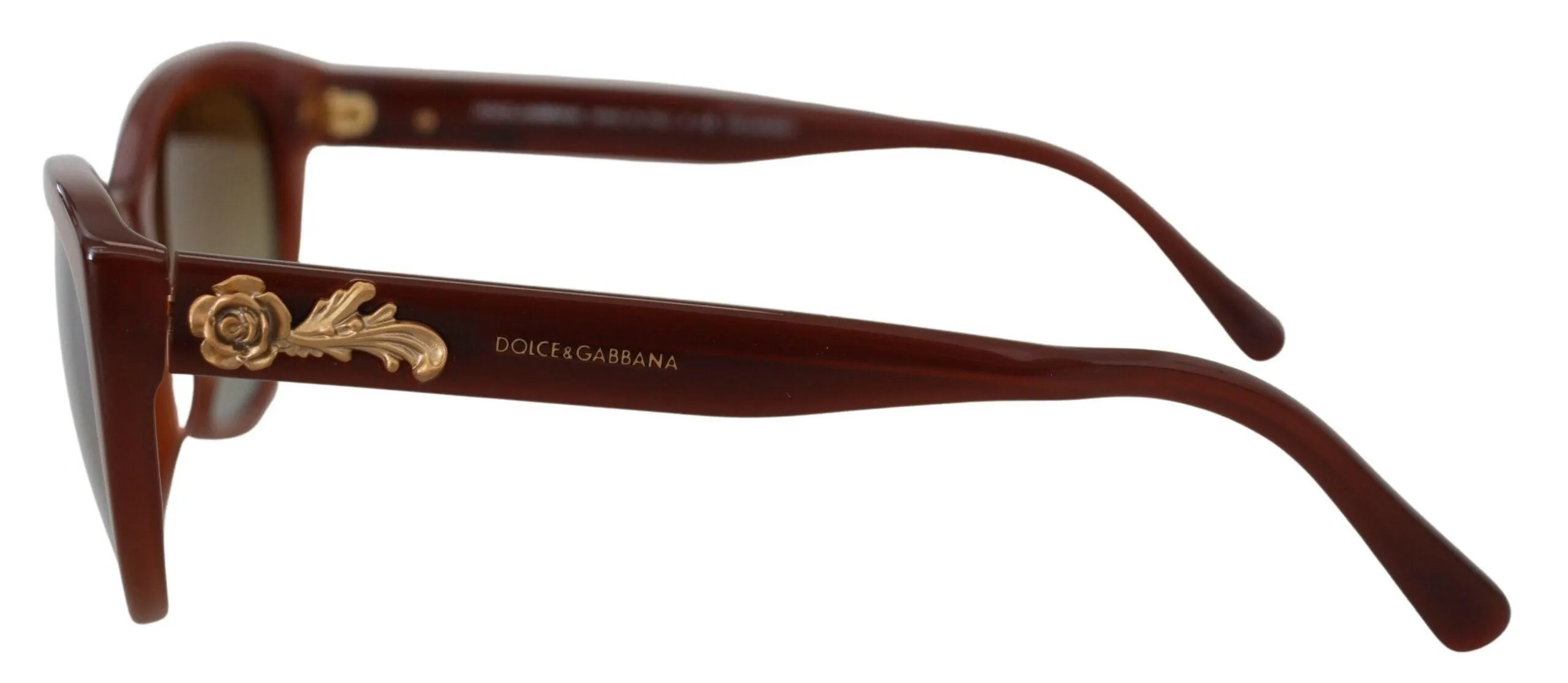 Dolce & Gabbana Brown Acetate Full Rim DG4160 Polarized Sunglasses