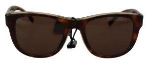 Dolce & Gabbana Chic Unisex Brown Acetate Sunglasses