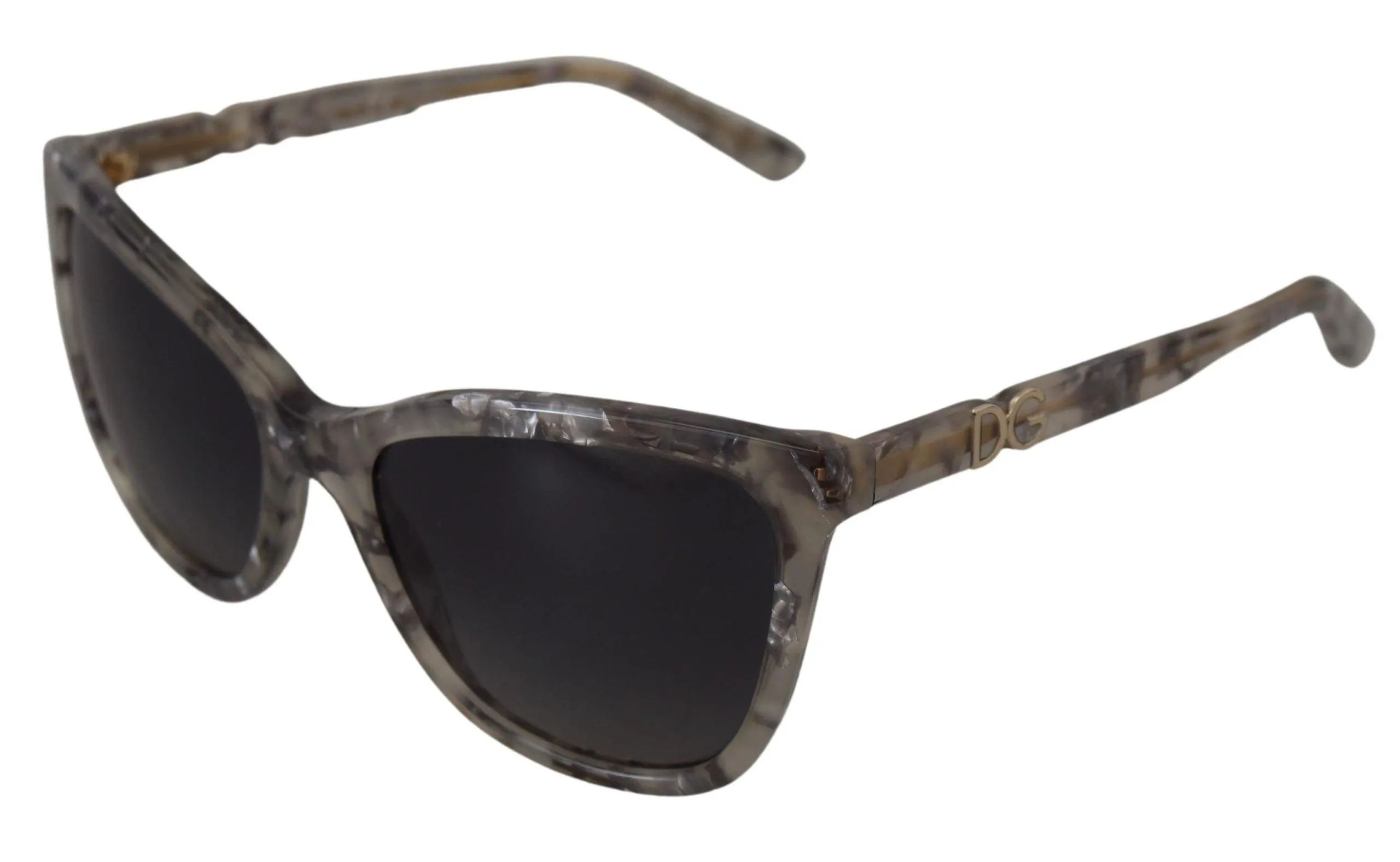 Dolce & Gabbana Grey Acetate Full Rim Cat Eye Frame DG4193 Sunglasses