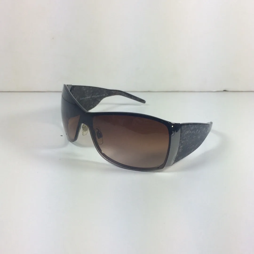 DOLCE & GABBANA Sunglasses with Hidden Frame and Marble Temples
