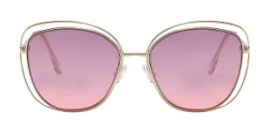 Dolce Double Frame Cat Eye Sunglasses
