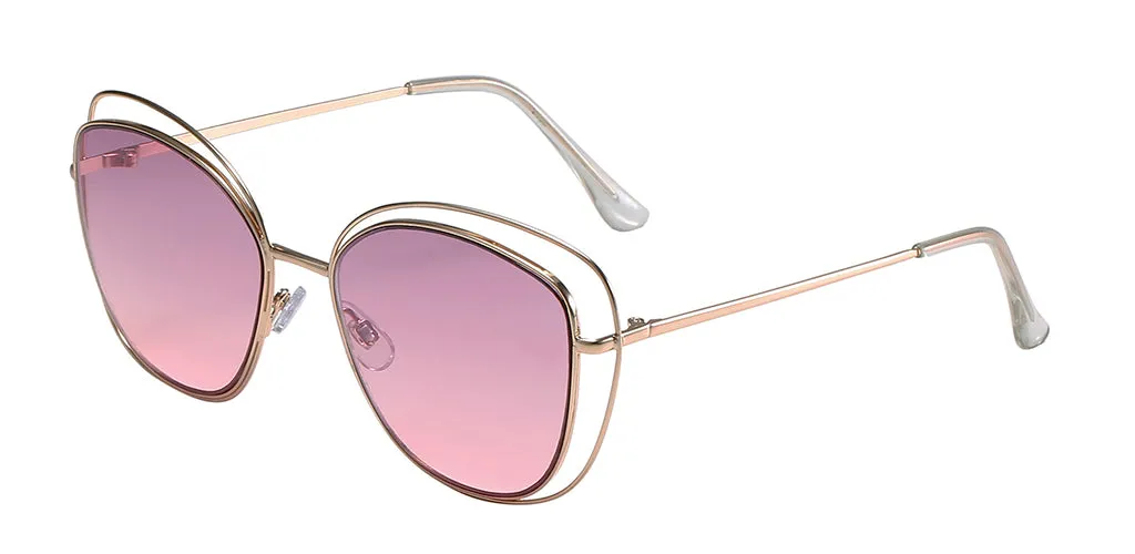 Dolce Double Frame Cat Eye Sunglasses