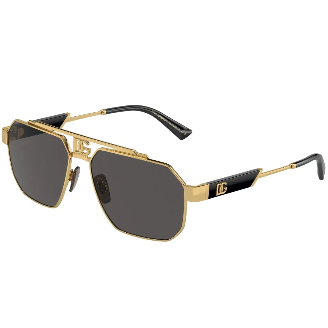 Dolce Gabbana 0Dg2294 0287 Gold Sunglasses