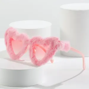 Doll Vibes Retro Heart Shaped Sunglasses