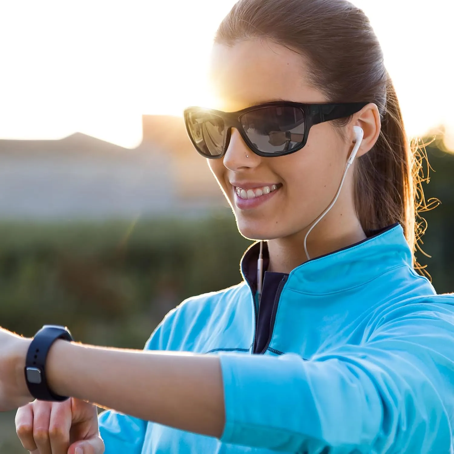Dollger Polarized Sports Sunglasses for Men Women, UV400 Protection Shades for Running Fishing Cycling Driving Golf